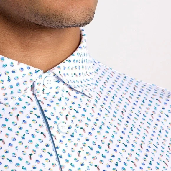 Men’s new Walter Hagen poolside convo white size XXLT 4 way stretch moisture - Picture 1 of 4